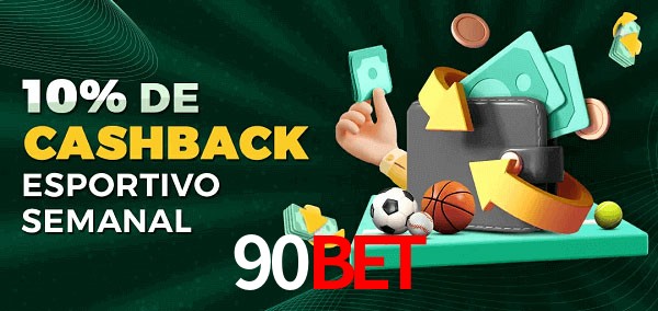 10% de bônus de cashback na 90bet